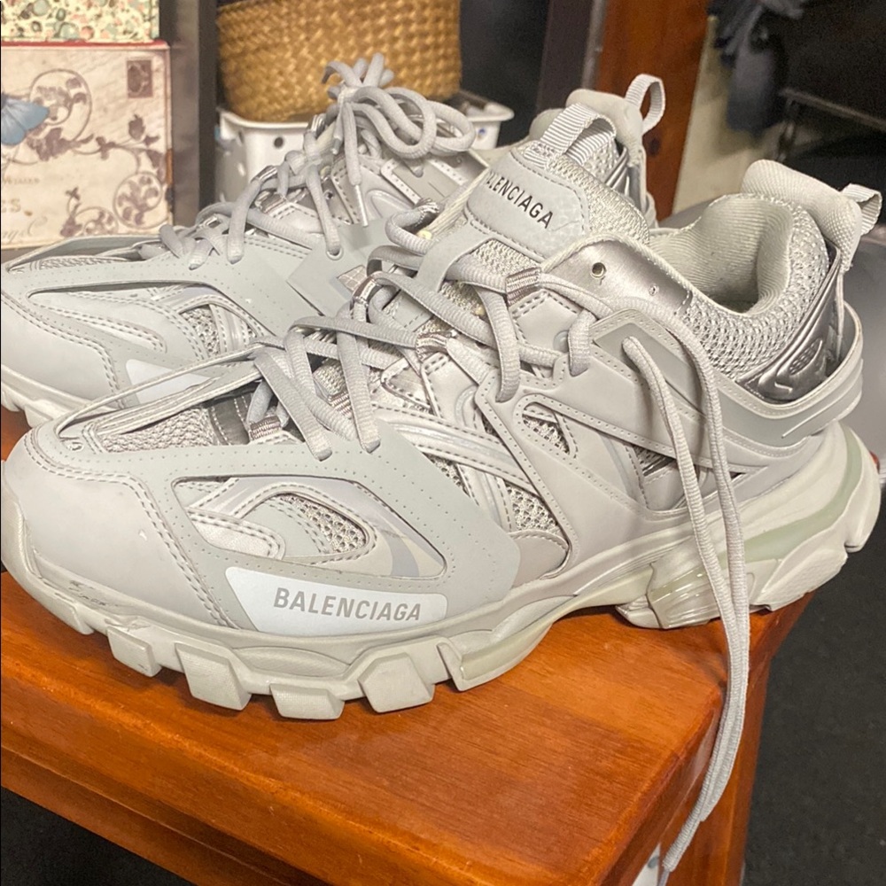 Balenciaga Gray Athletic Shoes